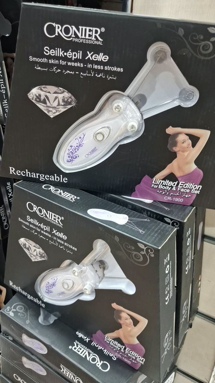 جهاز إزالة الشعر Cronier Seilk-épil Xelle CR-1900